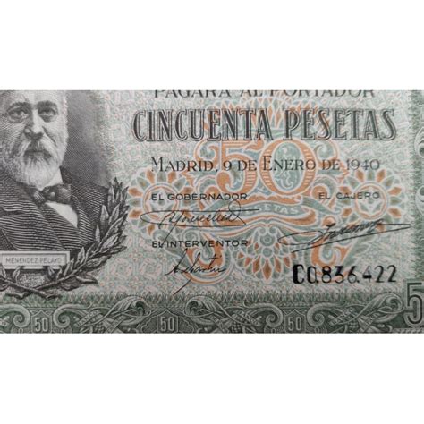 Raro Espa A Pesetas Menendez Pelayo Serie C Pick