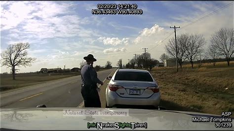 Traffic Stop Us 62 Mcdougal Clay County Arkansas State Police Troop C