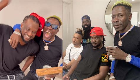 Video Shatta Wale Hangs Out With Nigerias Rudeboy Of Psquare Fame