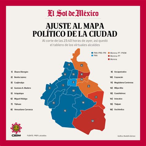 Mapa De La Ciudad De Mexico Con Alcaldias - ouiluv