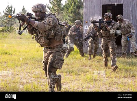 U S Army Georgia Army National Guard Infantrymen With The