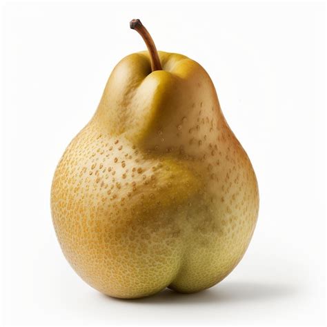 Premium Photo Ripe Pear Isolated On A White Background