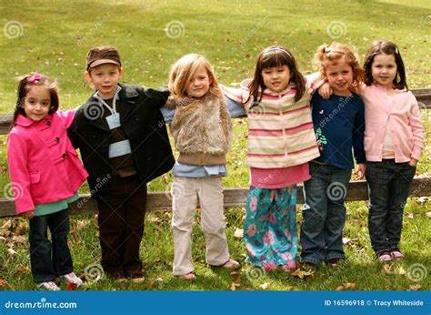 Group Of Little Kids