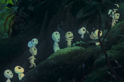 Forest Spirits Kodama Princess Mononoke