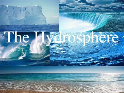 The Hydrosphere