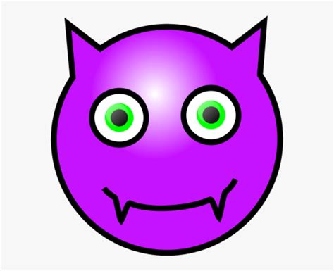 Emoticons Devil Face Clipart - Smiley, HD Png Download - kindpng