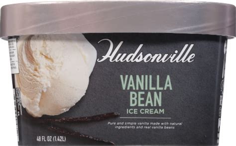 Hudsonville Vanilla Bean Ice Cream Tub 48 Oz Kroger