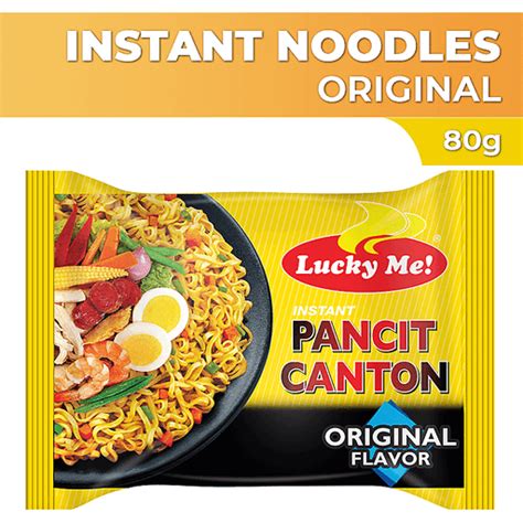 Lucky Me Pancit Canton Instant Noodles Original 80g Monde Nissin