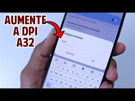 COMO AUMENTAR A DPI DO GALAXY A32 YouTube