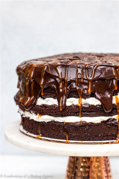 Salted Caramel Chocolate Cake Recipe Confessions Of A Baking Queen