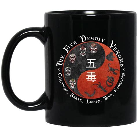 The Five Deadly Venoms Coffee Mug Mugozstyle