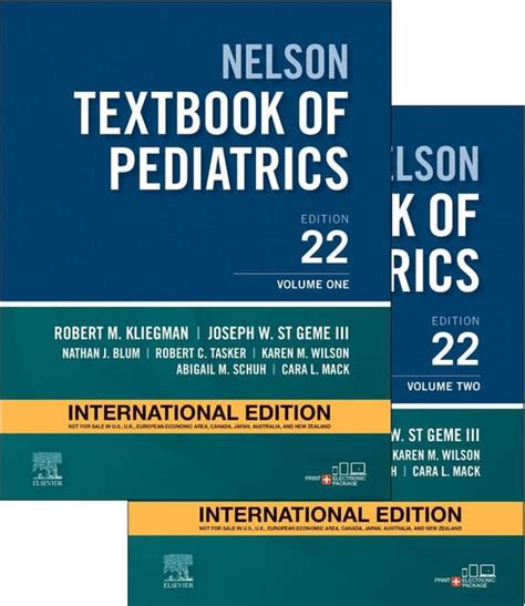 Nelson Textbook Of Pediatrics Set Of 2 Volumes 22nd Edition 2024