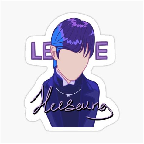 Enhypen Heeseung Sticker For Sale By Jiartis Redbubble