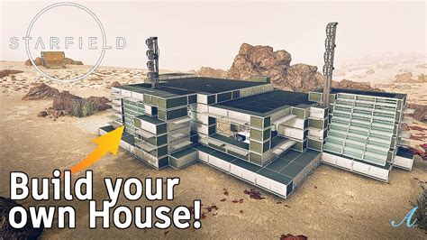 Starfield Outposts Modern House Custom Build W How To Build Tutorial