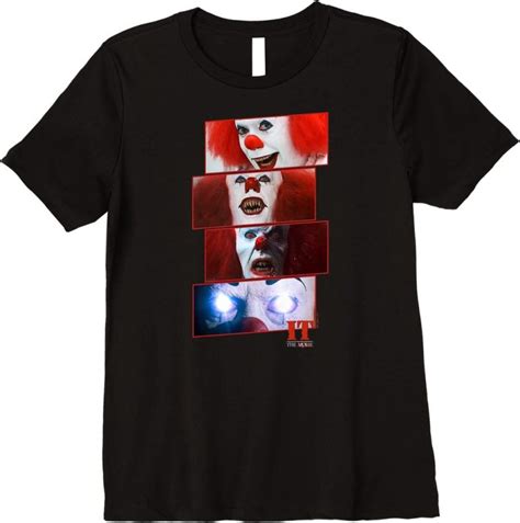 It Pennywise T Shirt Pennywise Scary Stacked Panels T Shirt