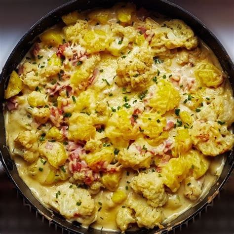 Blumenkohl Kartoffel Gratin Omas Euro Rezepte Einfache Kochrezepte