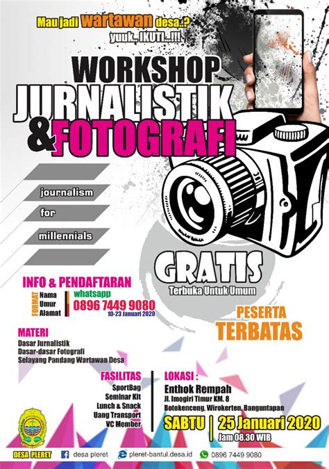 Workshop Jurnalistik Dan Fotografi Website Kalurahan Wukirsari