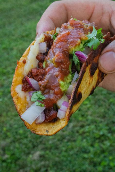 Mexican Chorizo Tacos Over The Fire Cooking