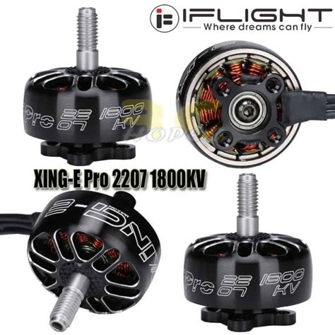 IFlight XING E PRO 2207 1800KV 3 6S FPV NextGen Brushless Motor For FPV