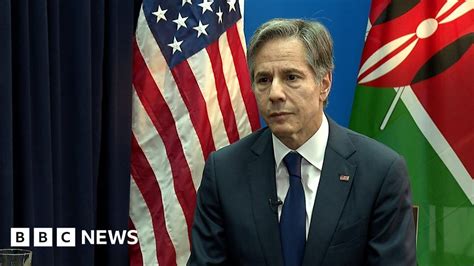 Us Secretary Of State Anthony Blinken On Sudan And Ethiopia