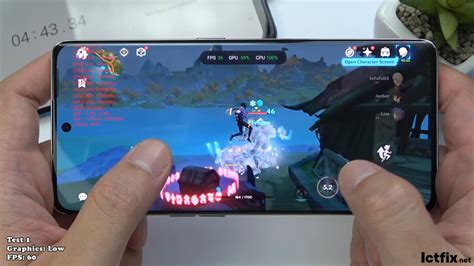 Oppo Reno T G Genshin Impact Gaming Test Snapdragon Hz