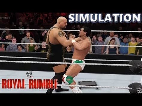 Wwe K Simulation Alberto Del Rio Vs Big Show Royal Rumble