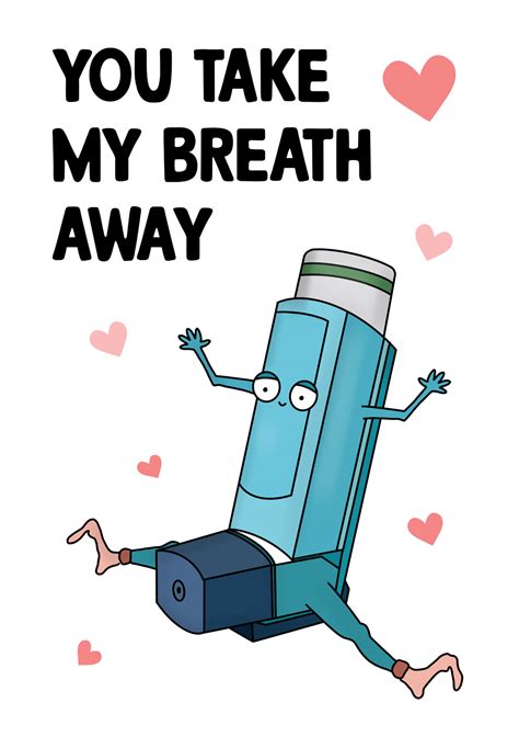 You Take My Breath Away Valentines Card Palpack