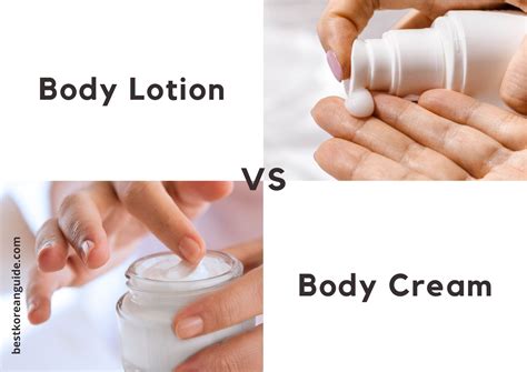 Body Cream Vs Body Lotion Homecare