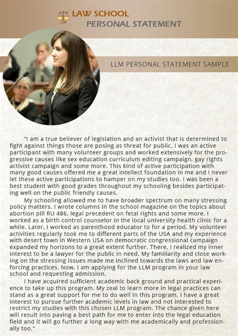 Llm Personal Statement Sample By Shannoncraddock On Deviantart