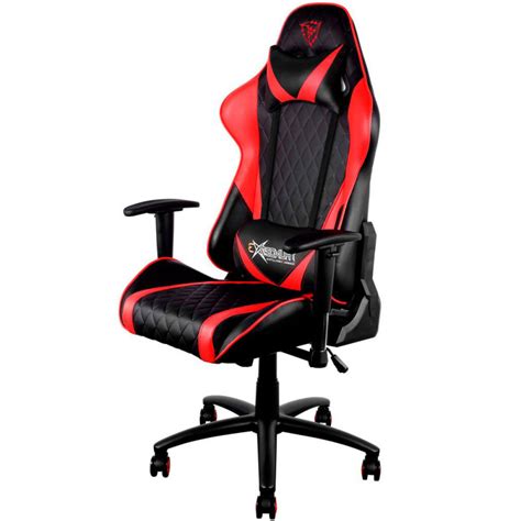 CADEIRA GAMER PROFISSIONAL THUNDERX3 TGC15 BR PRETA VERMELHA