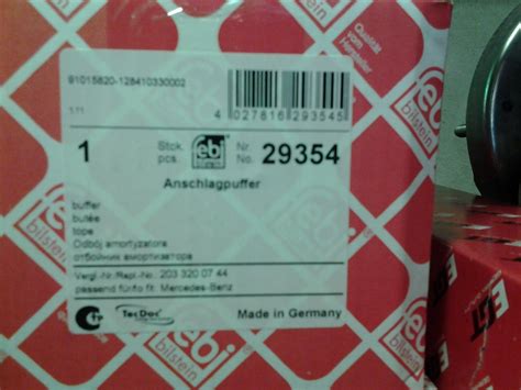 A2033200744 Пыльник амортизатора подвески Mercedes | Запчасти на DRIVE2