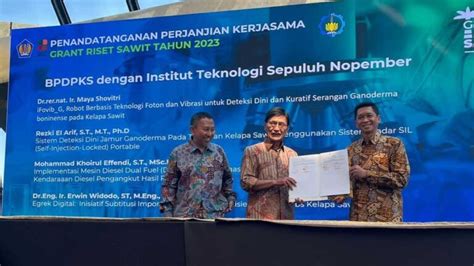 Berita Sawit ITS Peroleh Pendanaan Rp 12 3 Miliar Untuk Riset Sawit