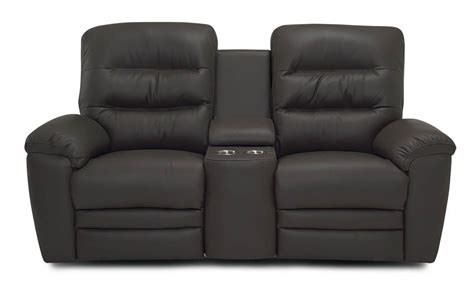 Palliser Keiran Console Loveseat Power Recliner With Headrest And Lumbar