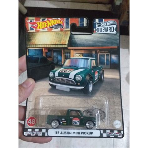 Jual HOT WHEELS PREMIUM BOULEVARD AUSTIN MINI PICKUP HIJAU Shopee Indonesia