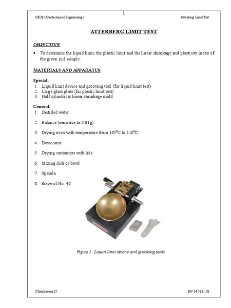 Lab Report Atterberg Limit Test Pdf Soil Civil Engineering