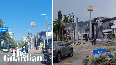 Hurricane Otis Before And After Footage Shows Scale Of Destruction In