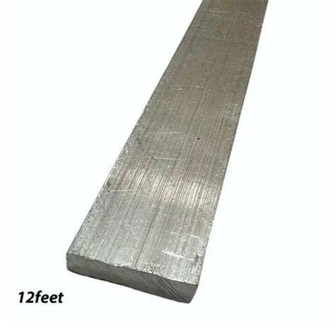 Anodised 12 Feet Aluminium Flat Bar 6063 Size 10 Mm At 250 Kg In