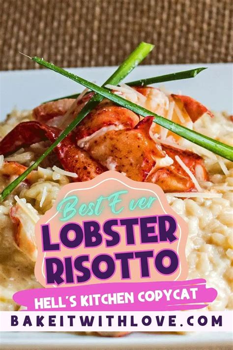 Lobster Risotto Recipe +VIDEO | Bake It With Love