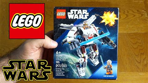 Toy Unboxing / Review: LEGO Star Wars Luke Skywalker X-Wing Mech ...