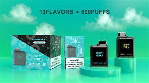 IGET BOX 600 PuffS Disposable Pod Kit Love Vapes