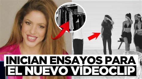 Shakira ensaya con coreógrafos y bailarinas para grabar el vídeo de su