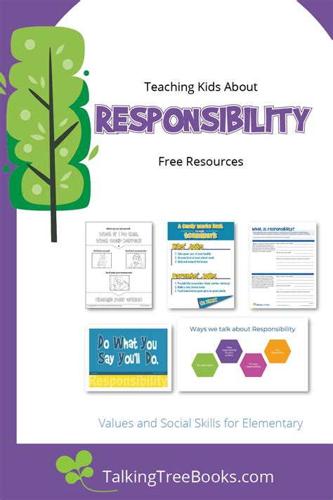 Responsibility Worksheets And Teaching Resources