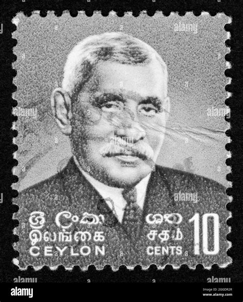 Ceylon Postage Stamp Black And White Stock Photos Images Alamy