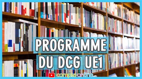 Programme Du DCG UE1 Fondamentaux Du Droit YouTube