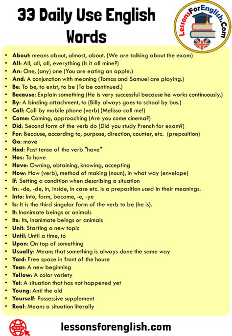 New English Words With Meaning And Sentences