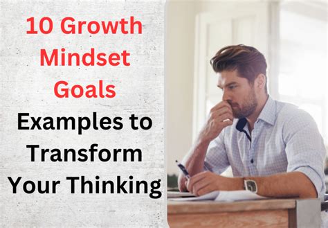 10 Growth Mindset Goals Examples To Transform Your Thinking