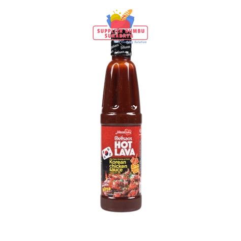 Jual Mamasuka Delisaos Hot Lava Korean Chicken Sauce Original Spicy