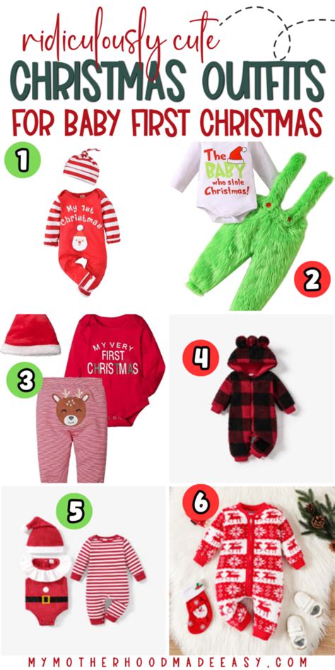 15+ Cute and Festive Baby First Christmas Outfit Ideas [You’ll Love] – My Motherhood Made Easy