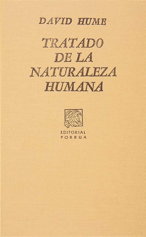 Tratado De La Naturaleza Humana Portada Puede Variar Sepan Cuantos