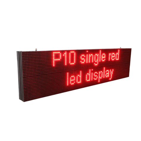 Single Color LED Module P10 Outdoor DIP 546 Single Red Color LED